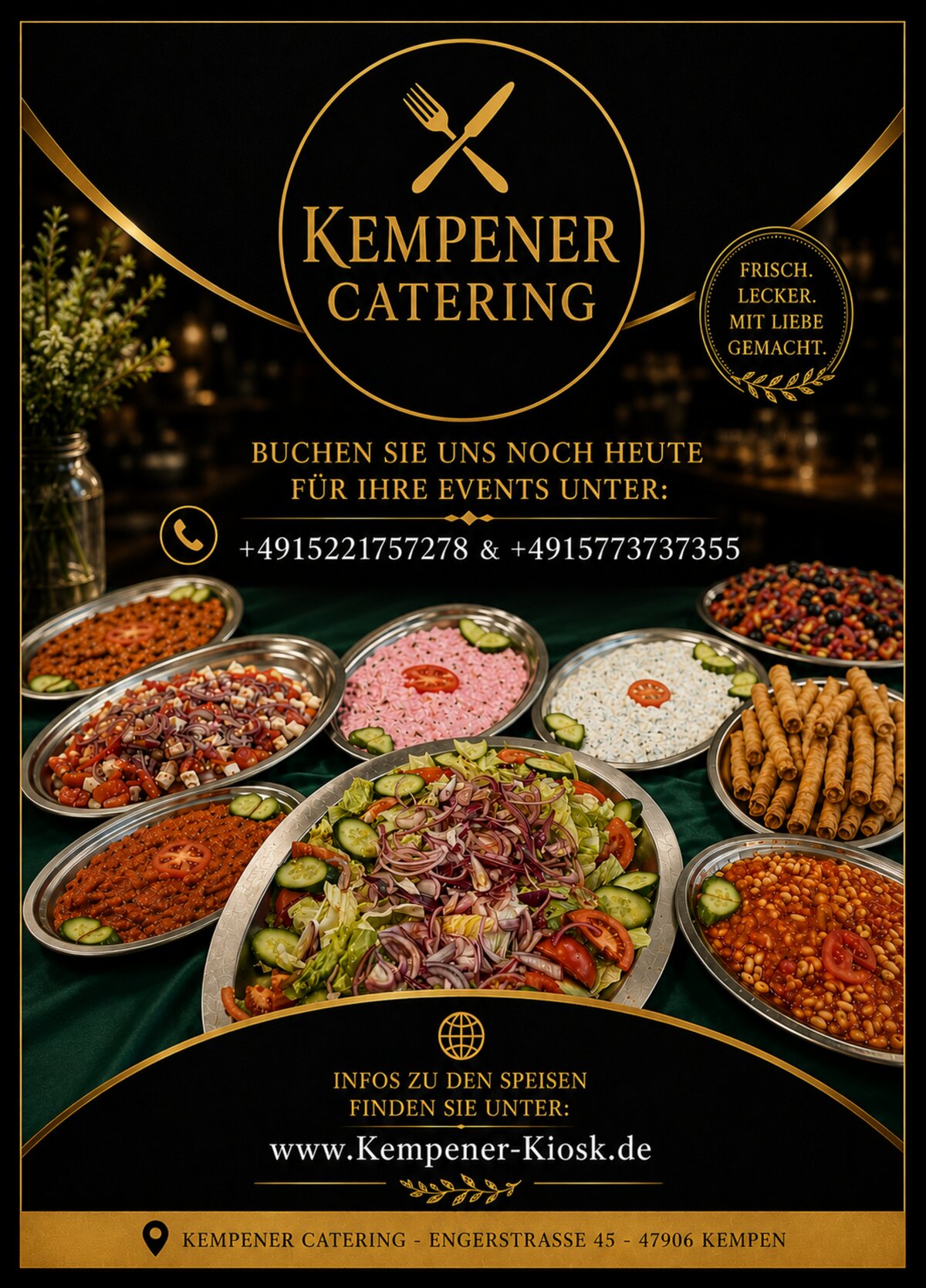Kempener Catering – frische Speisen